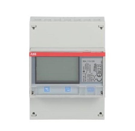 ABB B24 113-100 Strømmåler 3-fas, 6 A, M-Bus, B24, 113-100, Elfordeling & strømforsyning