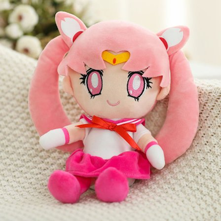 25CM Kawaii Sailor Moon Plyslegetøj Månekat Måne Hare Sød Pige Hjertefyldt Anime Dukke Gave Hjem Soveværelse Indretning Fødselsdagsgave