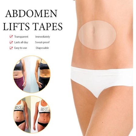 Maglyftband Lyftande lös hud Stramning Stor mage Formning Naveltejper Bantningstejper 10st