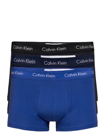 3P Low Rise Trunk Bokserit Musta Calvin Klein
