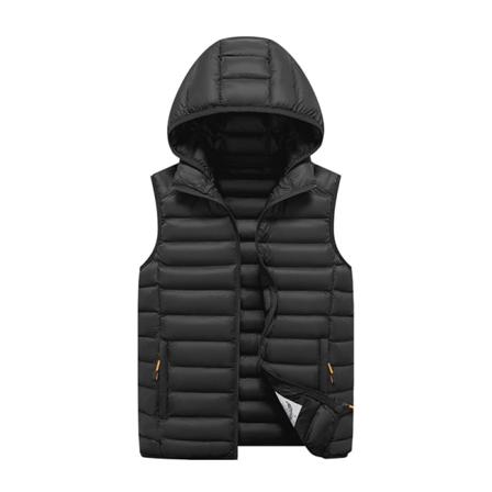 Herrväst I Enfärgad Ytterkläder