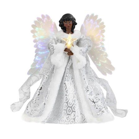 2024 Juletre Topp Engel Fe Festlig JULETRE Topp Ornament Ornamenter[D]