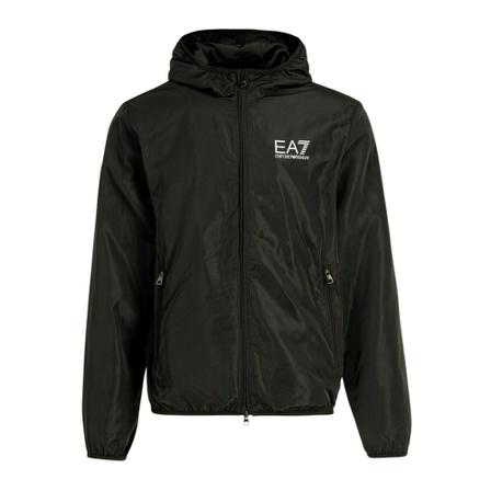 Emporio Armani Ea7, Down Jackets Czarny, Mężczyzna, Rozmiar: S