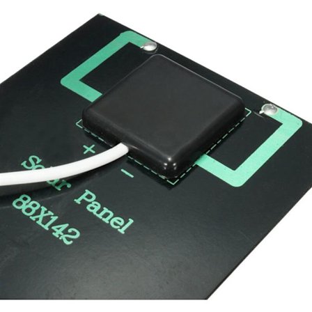 2W 5V Solpanel USB Batteriladdare Utomhus Bärbar för Laptop Bank Vattentät Polysilikon Solladdare