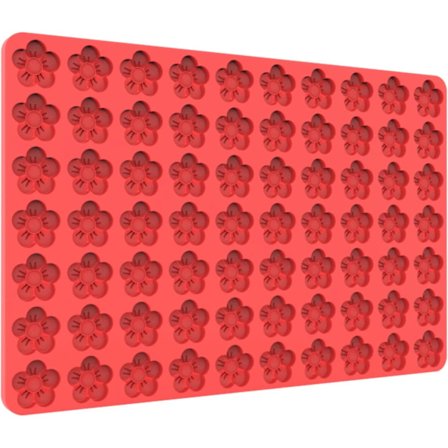 Pienet Kukkien Muotit, Silikoninen Suklaa- ja Geelitahnamuotti, Kukinto Silikoninen Fondant-Kakkumuotit, Minttumuotit Kaavin (kukka)