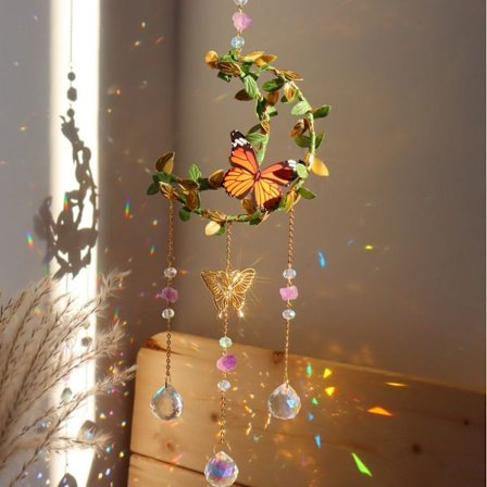 Krystaller Vindklokke Solfanger MOON3 MOON3