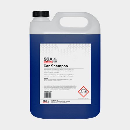 Shampoing voiture moussant SGA Car Shampoo, 5 litres