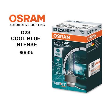 Osram D2S 35W 6000k +150% COOL BLUE INTENCE 1-pack xenon lampa