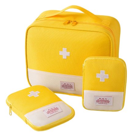 Bærbar tom veske for medisin Multifunksjonell oppbevaringsveske for nødmedisin for hjemmet