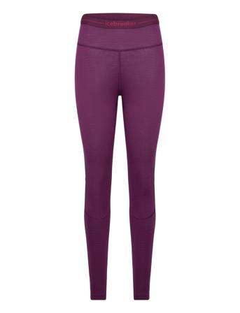W Z Knit 200 Leggings Base Layer Bottoms Lilla Icebreaker*Betinget Tilbud