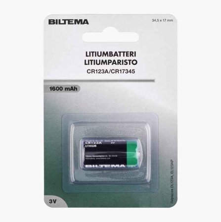 CR123A litiumbatteri 3 V
