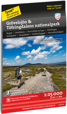 Calazo Grövelsjön & Töfsingdalens nationalpark 1:25 000