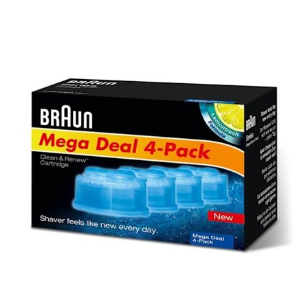 Braun, Refills 4 Pack, Rens og Forny CCR4 3+1