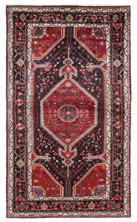 Toiserkan Rug Oriental Black/Dark Red (Wool, Persia)