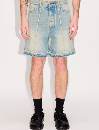 Hope Skid Shorts Light Blue Sandy Mix - Blue - 29