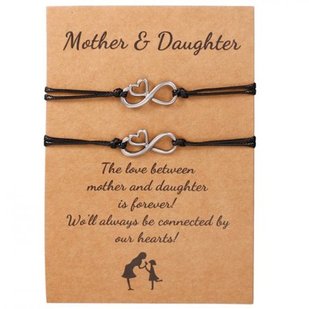 #Sjarmbånd Mor Datter Armbåndsett 2 Personer Hjerteformet#
