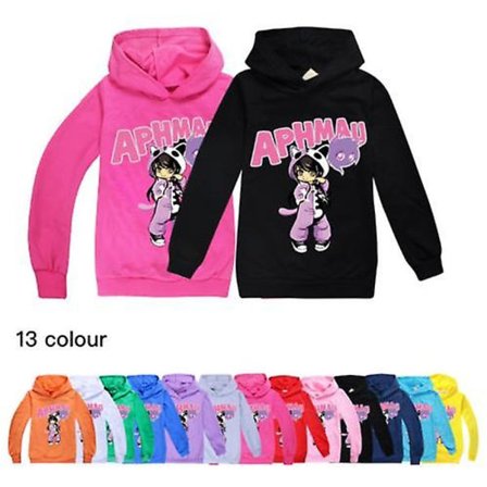 Børn Drenge Piger Aphmau Hoodie Langærmede Toppe Sweatshirt Pullover