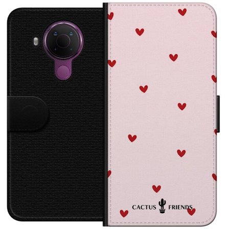 Yhteensopiva Lompakkokotelo Nokia Nokia 5.4 Cactus and Friends – HeartSprinkle