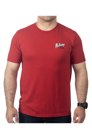 Tricou Klim Powabunga Tri-Blend roșu/negru clasic S