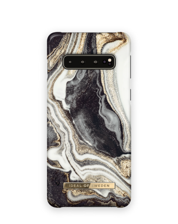 Fashion Case Galaxy s10 Golden Ash marble