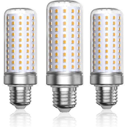 E27 LED-lampa Varmvitt Ljus 3000k, 1800lm, Motsvarande 200w Halogenlampa, Majslampa E27 LED Vardagsrum (ej dimbar, 3-pack) [DB]