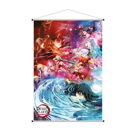 Posterflagga - Demon Slayer Wallscroll Swordsmith Village Arc Ver. B 60 x 90 cm