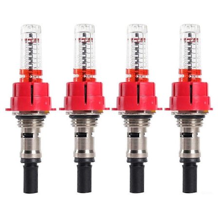 Gulvvarme Manifold Flow Meter-Regulator Præcisions Varmestyringsenhed (3/8 X 4 stk) Som Vist