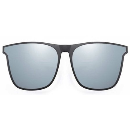 Clip -on -aurinkolasit - kiinnitetty olemassa oleviin laseihin - peililasi hopea