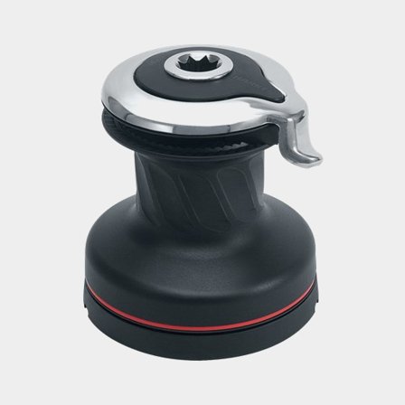 Winch d'écoute Harken Radial Self-Tailing 20 aluminum, self-tailing, 1 vitesse, aluminium, convient pour cordage Ø6 - 12 mm