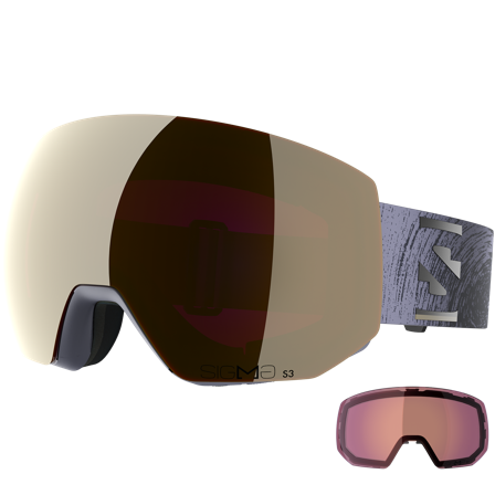 Salomon - Skibrillen Skibrillen Radium Pro Sigma +1 Lens - Blue Granite