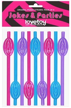 Lovetoy Pussy Straws 9-pack - Woome.pl