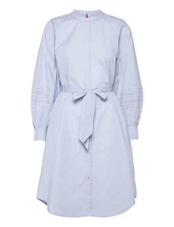 Org Cotton Knee Shirt Dress Ls Blue Tommy Hilfiger
