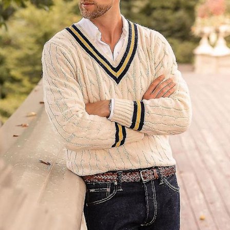 Sport Herre Cricket Jumper -HG