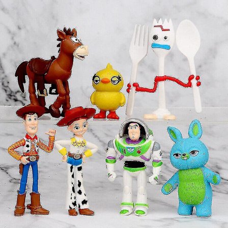 7 st Disney Toy Story 4 Forky Buzz Lightyear Woody Jessie Actionfigur Modell_tmall