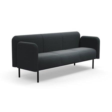 Sofa VARIETY, 3-Sitzer, Stoff Pod CS, anthrazit
