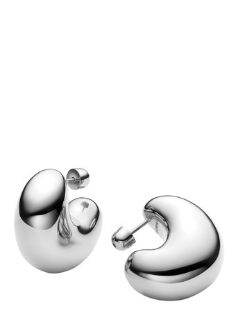 Tryvann Dome Earring - Pair Silver Maria Black