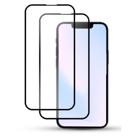 2-Pack IPHONE 13 Skärmskydd - Härdat Glas 9H - Super kvalitet 3D
