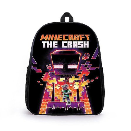 Minecraft Print Ryggsäck Stor kapacitet högkvalitativ ryggsäck