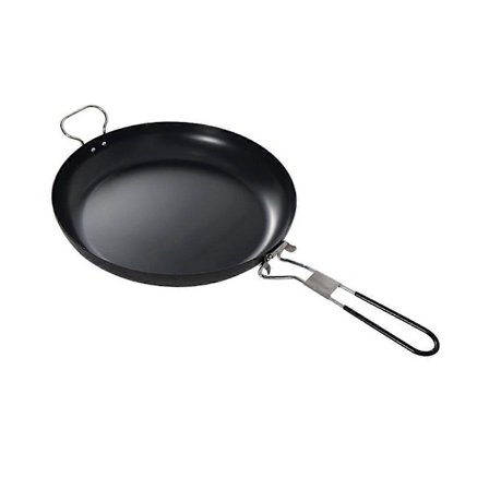 Metall Bærbar Stekepanne Piknik Camping Sammenleggbar Panne Kokekar Non-stick Panne for Campingtilbehør