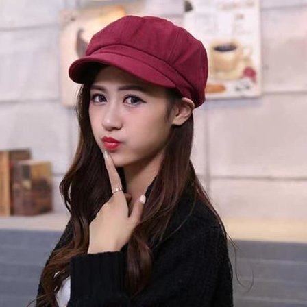 Baretit, naisten/tyttöjen tyyli, ranskalaiset hatut, lämpimät villaiset uutispoikahatsut, klassiset naisten aurinkohatut