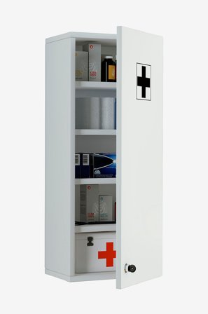 VCM - Medicinskab Medasa L - Hvid - Hylder & opbevaring - Fra Homeroom