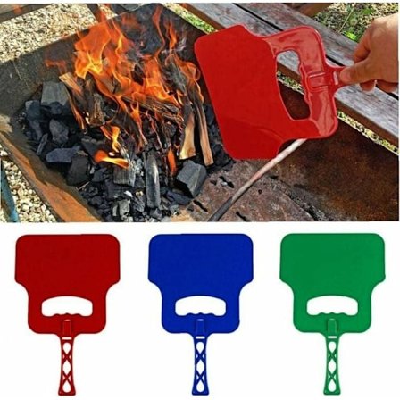 1 st Hand Fan, Grill Fan Hand Crank Charcoal Fan Manuell Grillfläkt för Utomhus