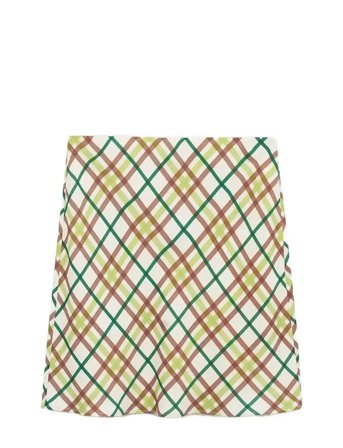 Mango | Short Check Skirt | M