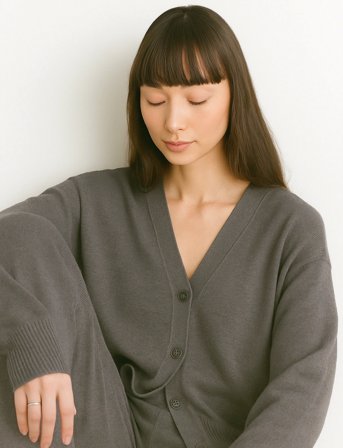 Movesgood Athena Cardigan - Grey - XS