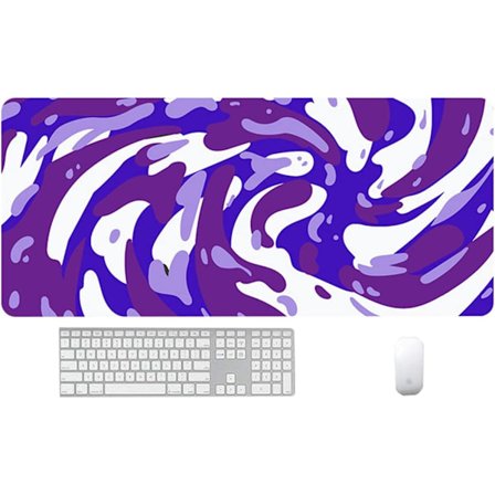 Spelmusmatta, Extra Stor Musmatta 900x400x3MM med Sydd Kant, Stor Tung Tjock Bekväm Vikbar Tvättad Matta