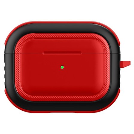 AirPods Pro laddningsfodral med spänne - Röd / Svart