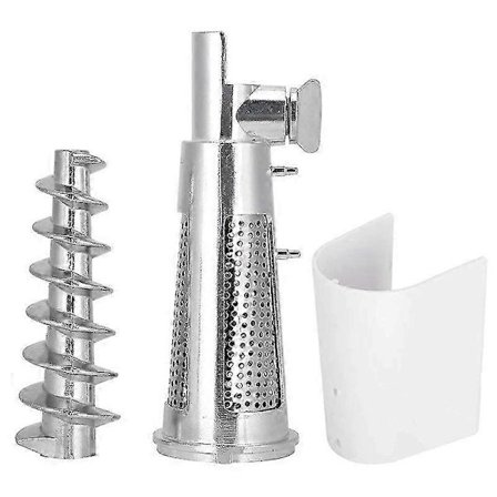 KitchenAid Mikser Kjøttkvern Tilbehør med Tomatjuicer Sil, Skrueaksel & Filterhylse for FGA Modeller