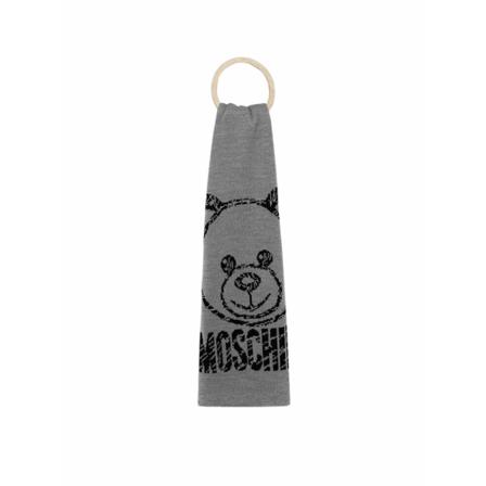 Moschino - Halsdukar - Grå - Herr - Storlek: One Size, Herr, Storlek: ONE SIZE
