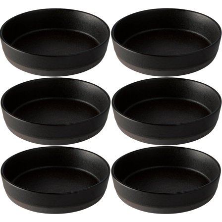 Aida sopptallrik 6 st, titanium black | Dukning & Servering > Tallrikar > Djup tallrik | Bagaren och Kocken