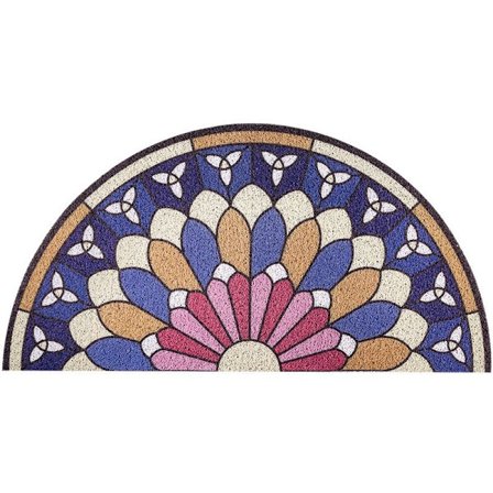 40x80cm, puolipyöreä mikrokuituinen eteisen matto, imukykyinen, liukumaton